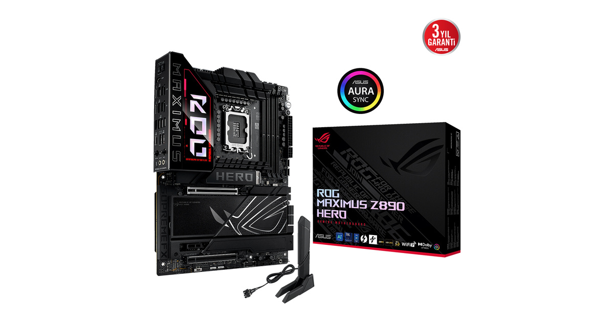 ASUS ROG MAXIMUS Z890 HERO Intel LGA1851 Z890 DDR5 8800+MHz(OC)