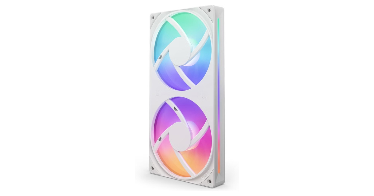 NZXT F240 RGB RF-U24HF-W1 240mm Beyaz Kasa Fanı - incehesap.com
