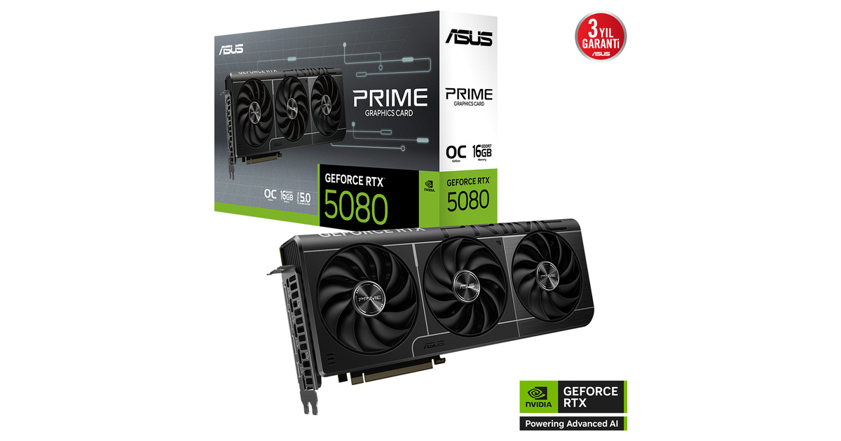 ASUS PRIME GeForce RTX 5080 PRIME-RTX5080-O16G 16GB GDDR7