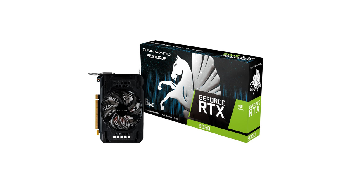 GAINWARD RTX3050 PEGASUS NE63050018JE-1072E 6GB GDDR6 96Bit Gaming (Oyuncu) Ekran Kartı