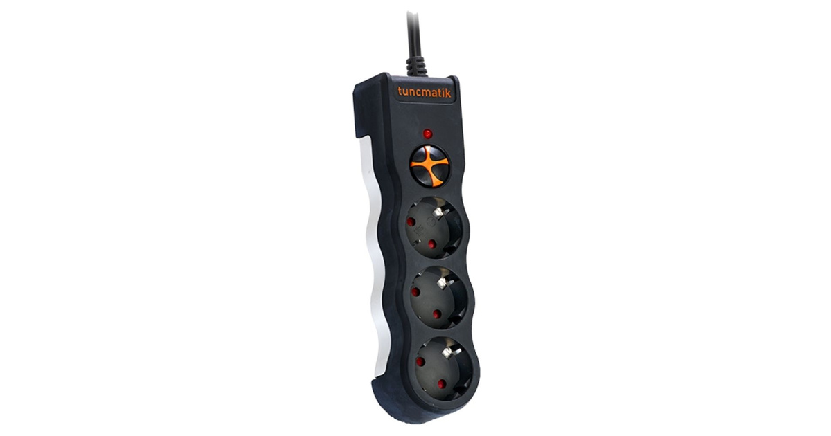 Tunçmatik TSK19010 Powersurge 3'lü 1050 Joule 1,5 Metre Kablolu