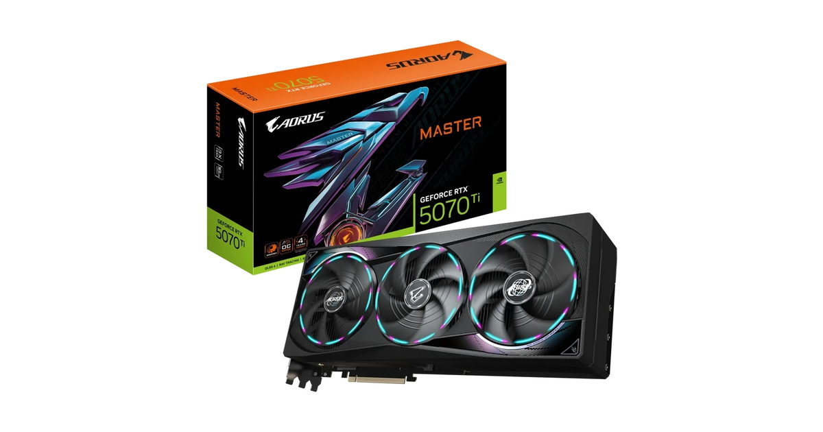 Gigabyte GeForce RTX 5070 Ti AORUS MASTER 16G 16GB GDDR7 256 Bit DLSS 4 Ekran Kartı