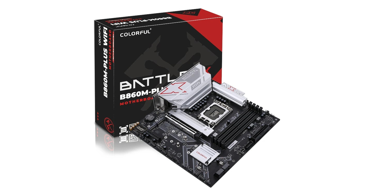 COLORFUL BATTLE-AX B860M-PLUS WIFI V20 DDR5 7600Mhz mATX Gaming