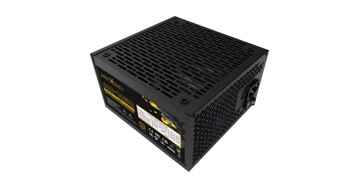 James Donkey JDP1050 APFC 12CM 1050W Bronze 80+ ATX 3.1 PCI-E 5.1 Power Supply