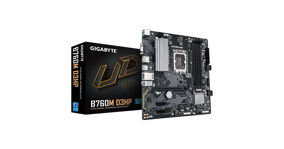 Gigabyte B760M D3HP 7600Mhz(OC) M.2 1700p mATX Anakart