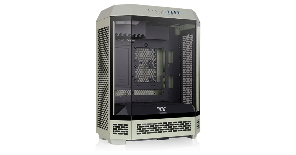 Thermaltake The Tower 600 Matcha Green Tempered Glass USB 3.2 ATX Mid Tower Kasa