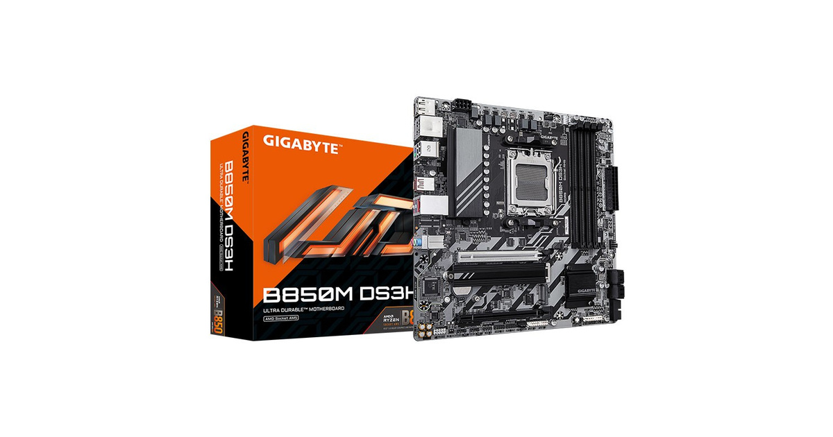 Gigabyte B850M DS3H 8200Mhz(OC) M.2 AM5 mATX Anakart
