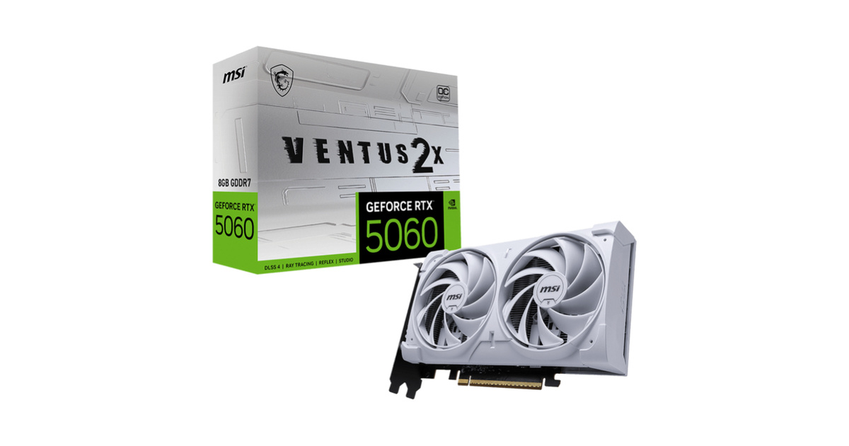 MSI RTX 5060 Ventus 2X OC White 8GB