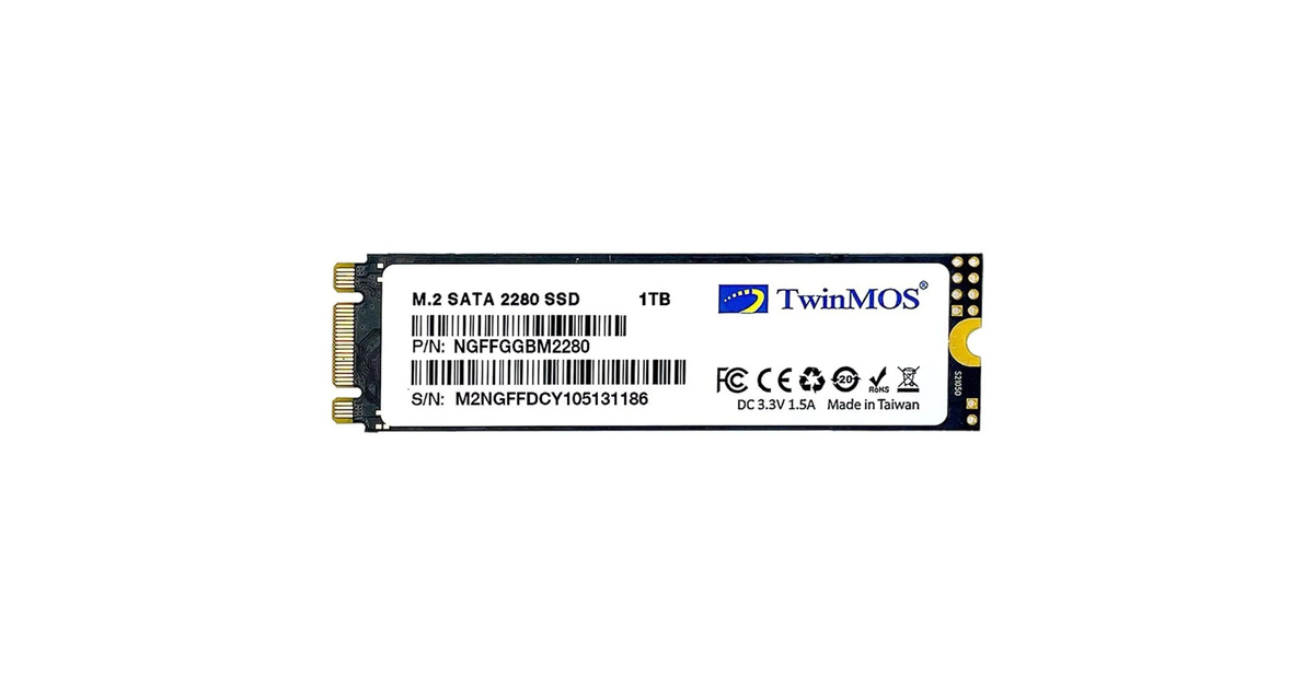 TwinMOS NGFFGGBM2280 SATA 3.0 1 TB M.2 SSD