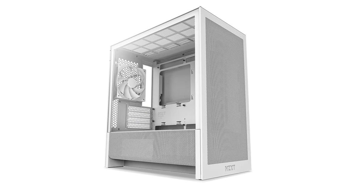 NZXT H Series H3 Flow CC-H31FW-01 mATX Beyaz Gaming Kasası