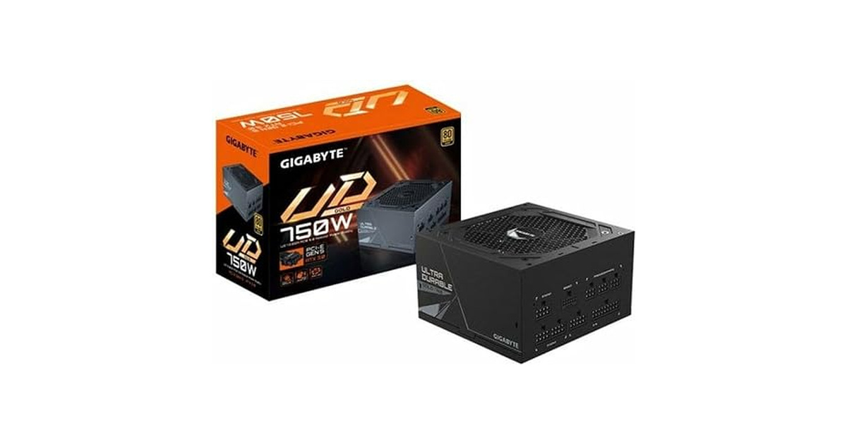 GIGABYTE GP-UD750GM PG5 750W 80+ Gold PCIe 5.0 - ATX 3.0