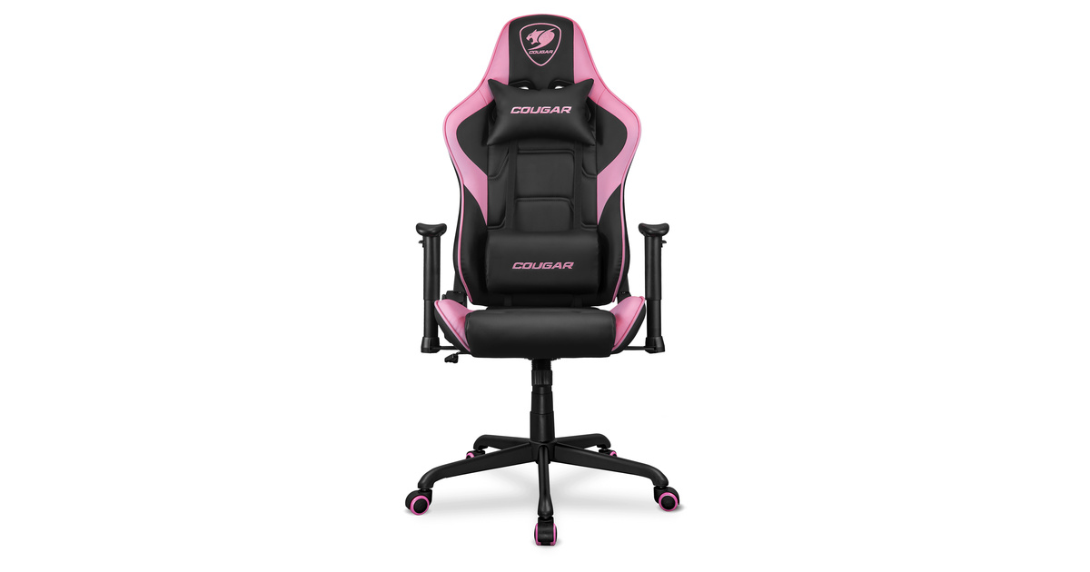 COUGAR ARMOR ELITE EVA Siyah/Pembe Oyuncu Koltuğu