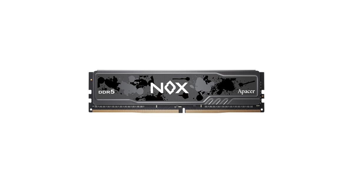Apacer NOX 16GB 1x16GB 5200MHz CL40 DDR5 Gaming Ram (AH5U16G52C522MBAA-1)