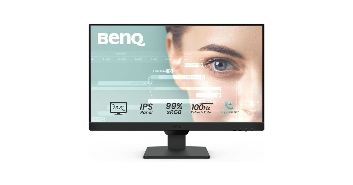BenQ GW2490 23.8" 100Hz 5Ms HDMI DP Eye Safe 2.0