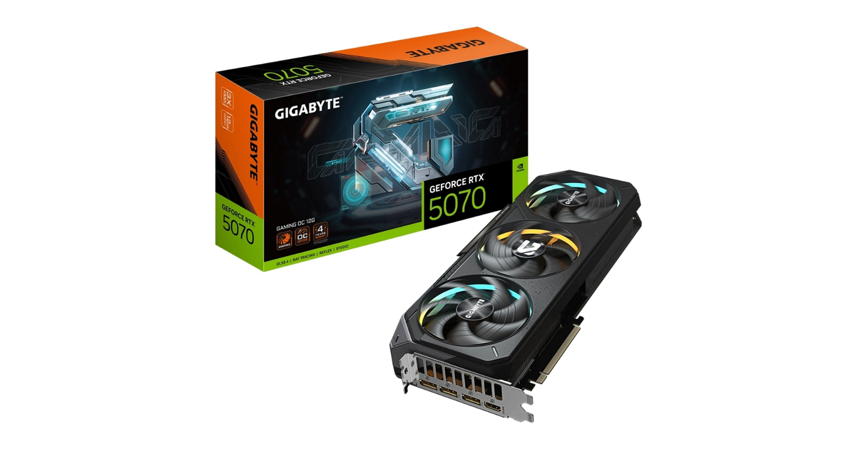 Gigabyte GeForce RTX 5070 GAMING OC GV-N5070GAMING OC-12GD GDDR7
