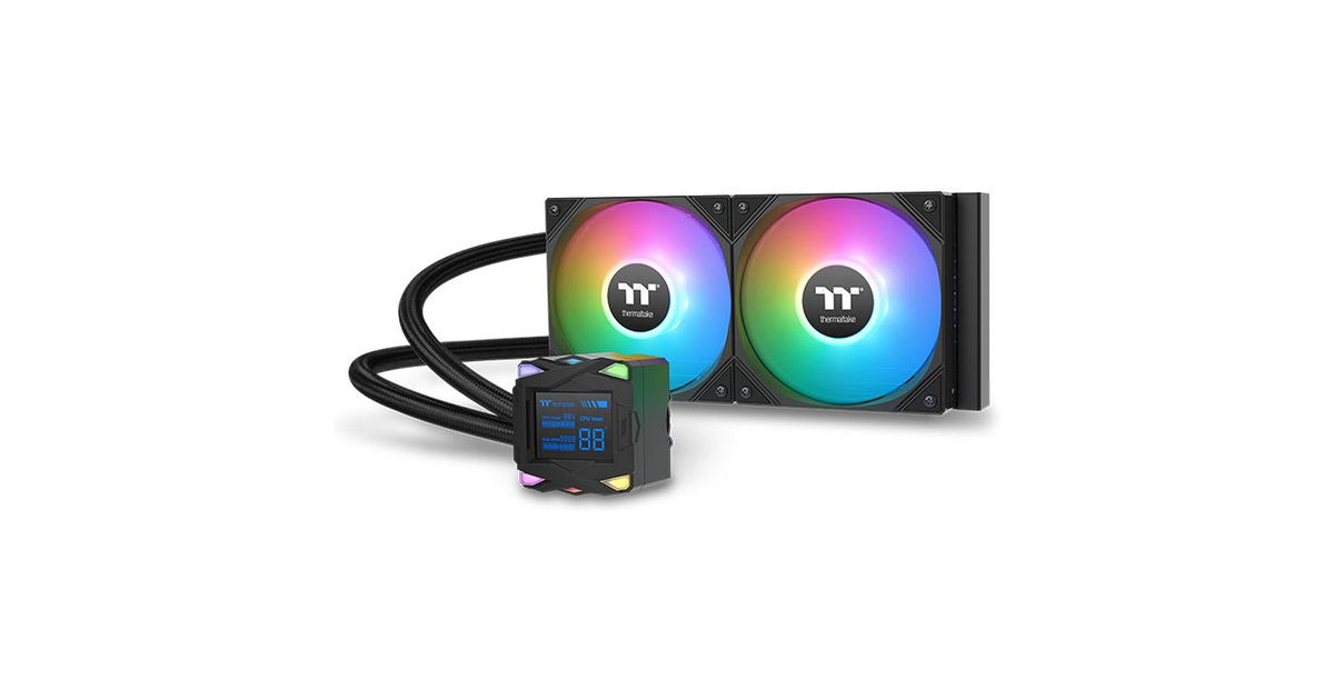 Thermaltake LA240-S LCD CL-W461-PL12SW-A ARGB 240mm 350 W