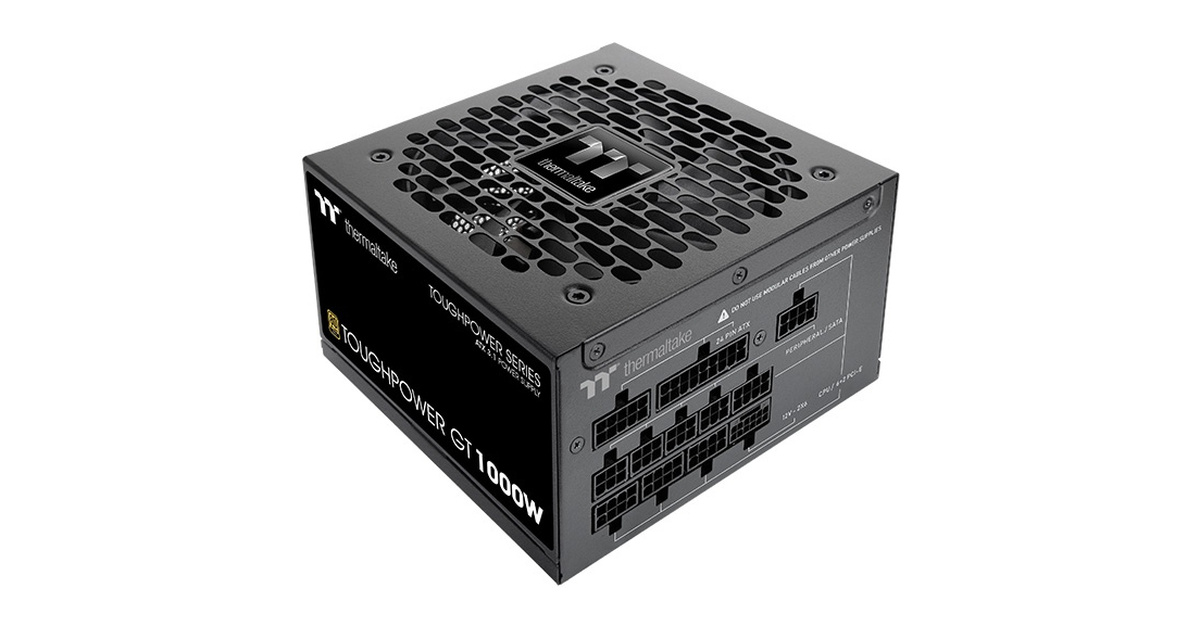 Thermaltake 1000W Toughpower GT 80+ Gold Tam Modüler ATX 3.1 PCIe Gen 5.1 Güç Kaynağı
