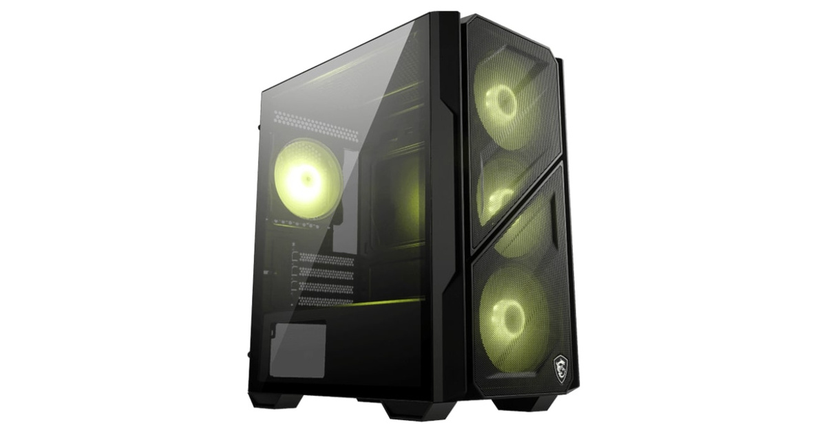 MSI MAG FORGE M110R Airflow Black 4x ARGB Fan USB 3.2