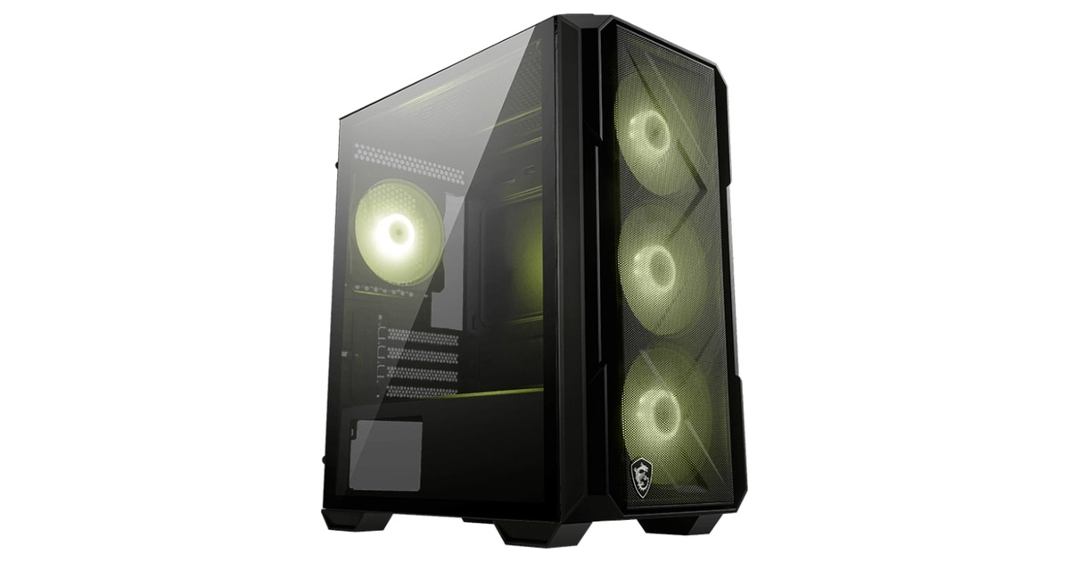 MSI MAG FORGE M120R Airflow Black 4x ARGB Fan USB 3.2 Mid Tower