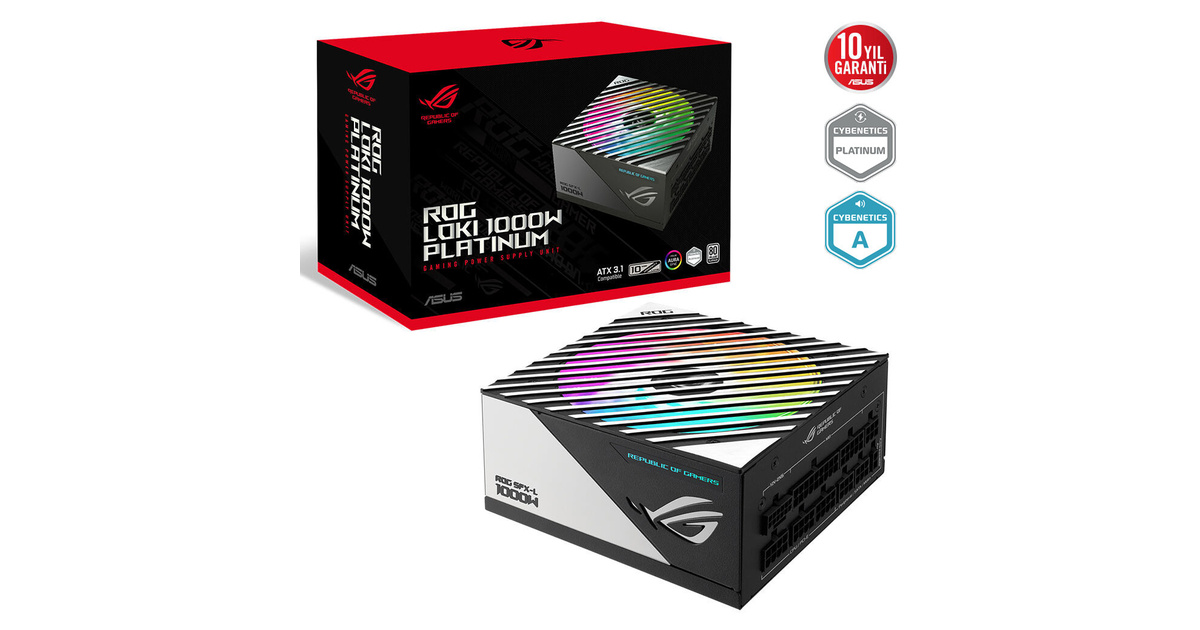 ASUS ROG Loki SFX-L 1000W Platinum 1000 W Güç Kaynağı Siyah