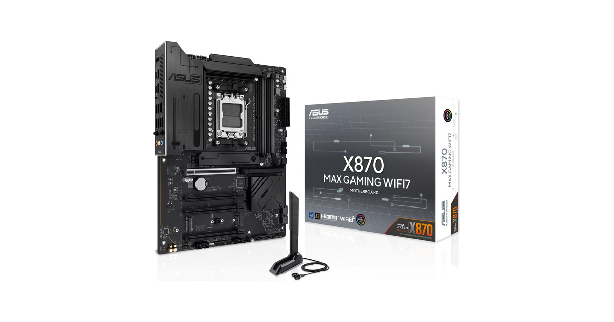 ASUS X870 MAX GAMING WIFI AM5 DDR5 8000+(OC) MHz | Anakart