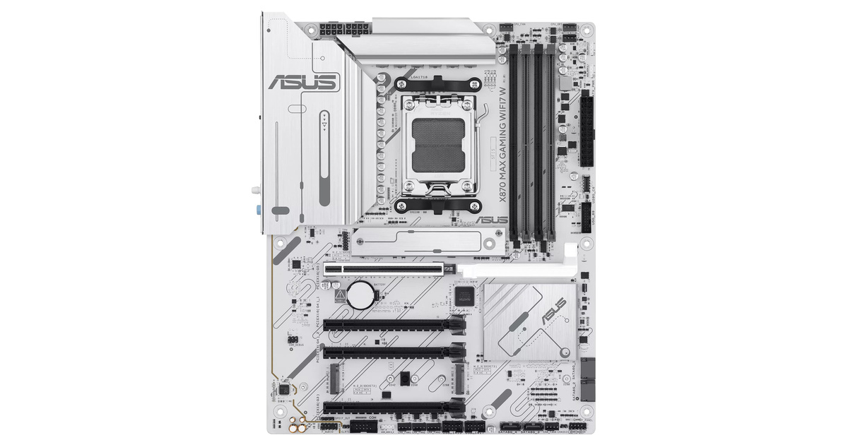 ASUS X870 MAX GAMING WIFI7 W 8000mhz(OC) M.2 AM5 ATX Anakart
