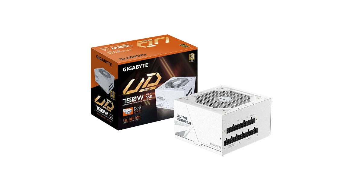GIGABYTE GP-UD750GM PG5 V2 ICE 750W 80+ Gold Tam Modüler