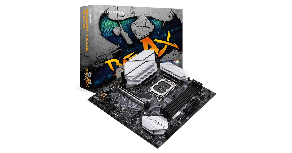 Colorful BATTLE-AX B760M-PLUS WIFI V20 DDR5 mATX Anakart