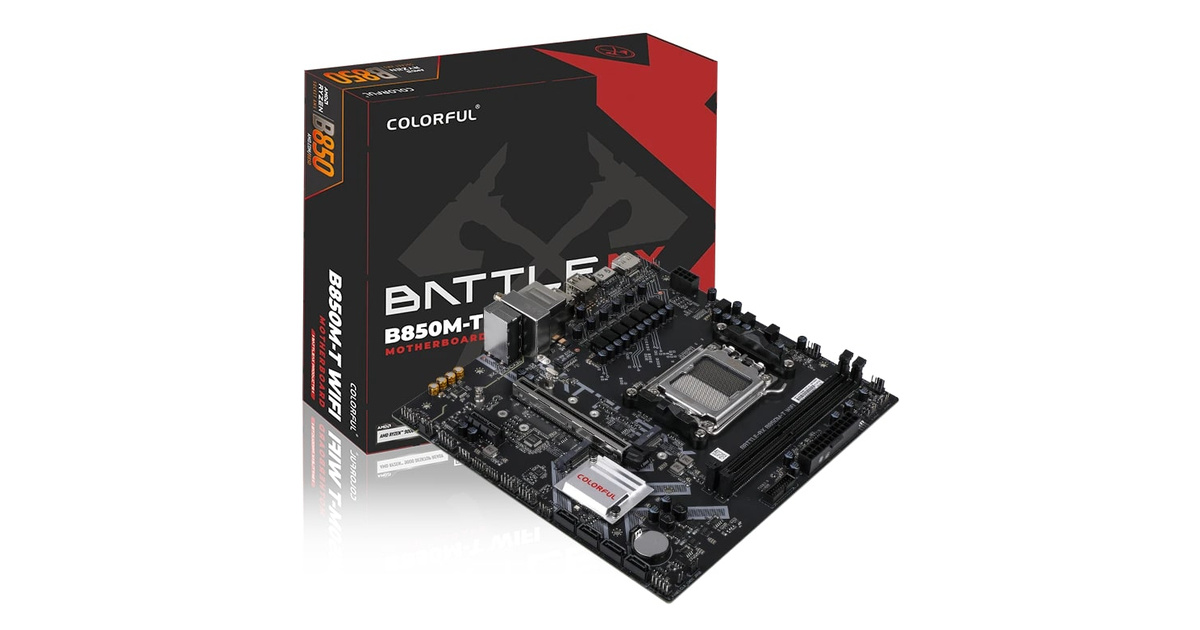 COLORFUL BATTLE-AX B850M-T WIFI V14 AMD AM5 DDR5 7200MHz mATX Gaming (Oyuncu) Anakart
