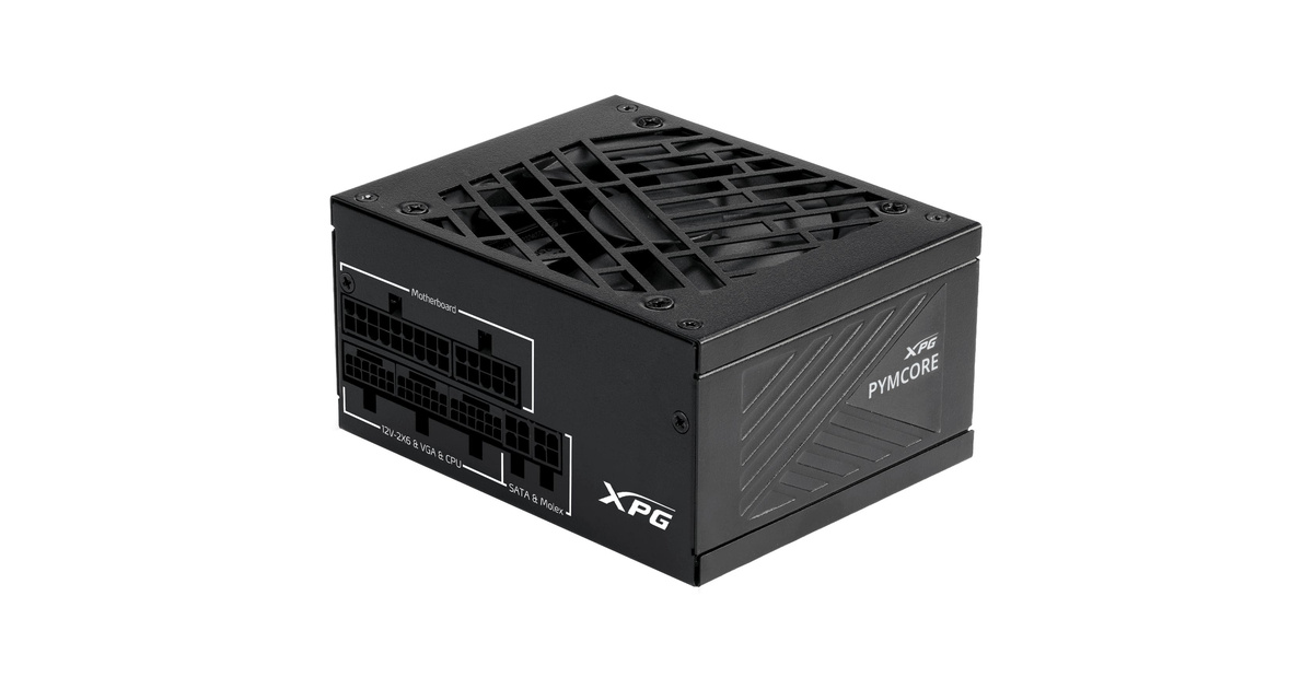 XPG Pymcore SFX 750W 80+ Gold Power Supply (PYMCORE750G-BKCEU)