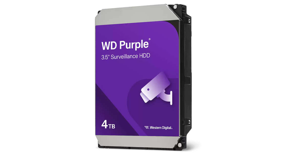 Western Digital WD Purple 4TB HDD ⑤ WD Purple WD44PURZ 4TB 3.5 Güvenlik Diski