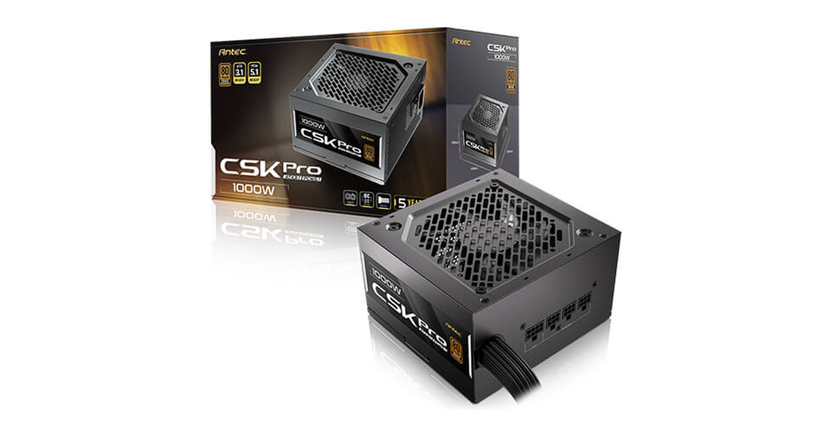 ANTEC CSK1000 PRO EC 1000W 80+ Bronze Yarı Modüler Gaming (Oyuncu) Güç Kaynağı