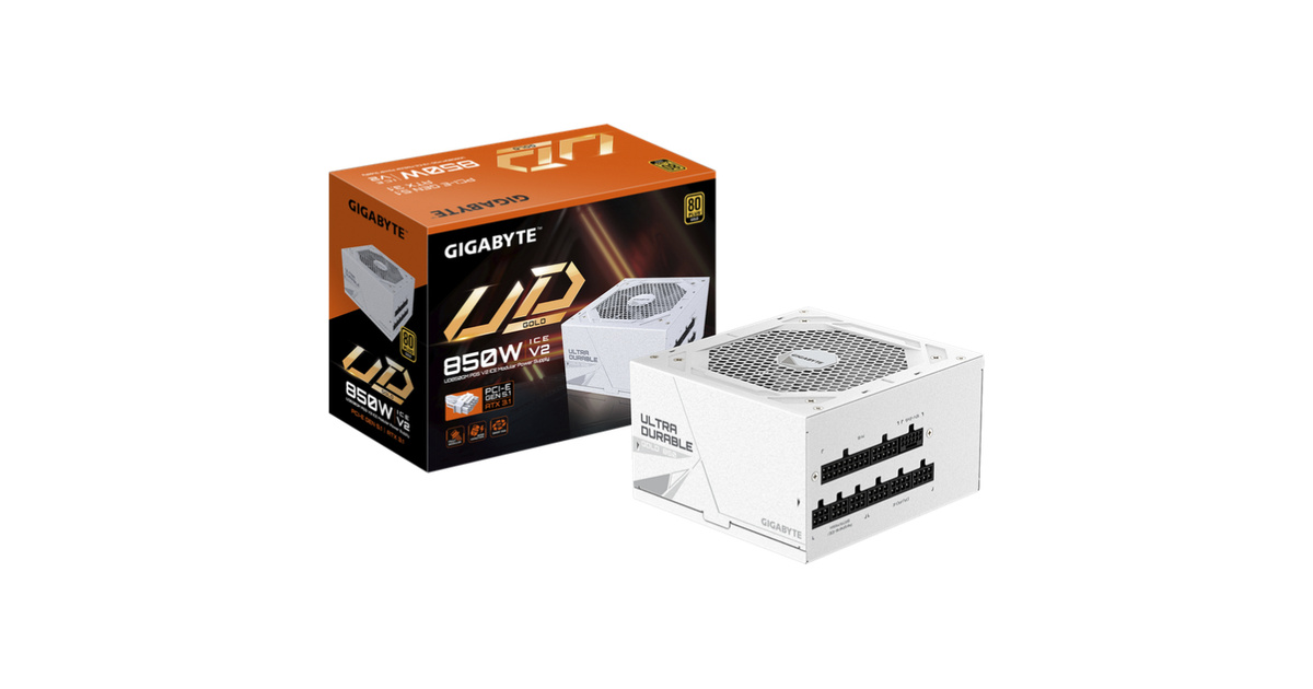 GIGABYTE GP-UD850GM PG5 ICE V2 850W 80+ Gold Güç Kaynağı Tam Modüler