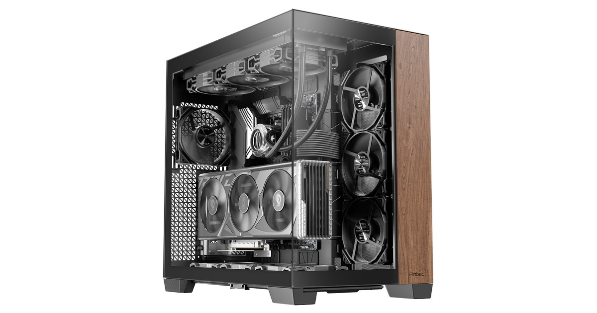 Antec C8 Wood Ahşap Ön Panel Temperli Cam E-ATX Full Tower Gaming (Oyuncu) Kasası