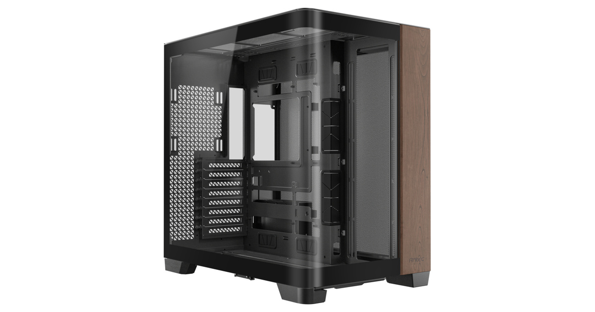 Antec C8 Curve Wood E-ATX Tek Kavisli Cam Ahşap Ön Panel Full Tower Gaming (Oyuncu) Kasa