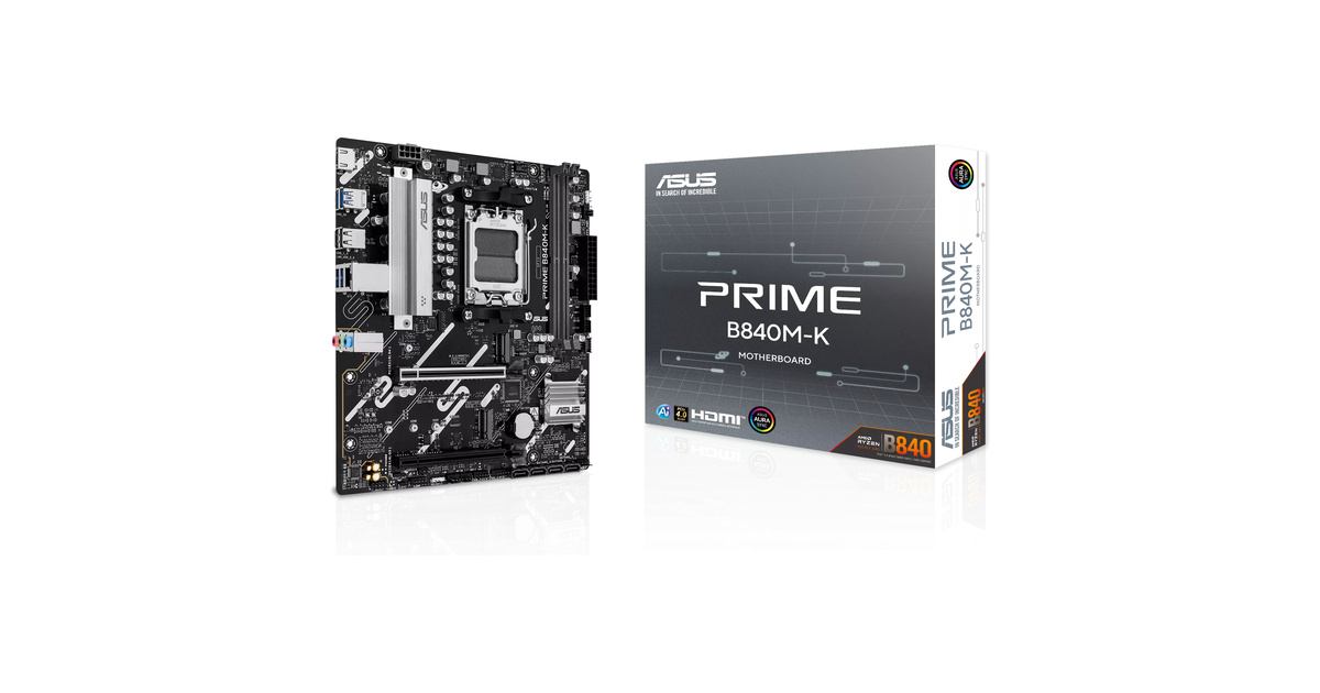 ASUS PRIME B840M-K 8000Mhz(OC) M.2 AM5 mATX Anakart
