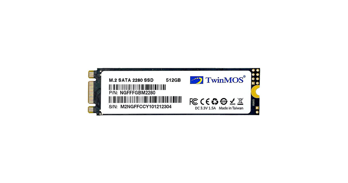 TwinMOS 512GB SATA3 2.5" SSD 580MB Okuma 550MB Yazma