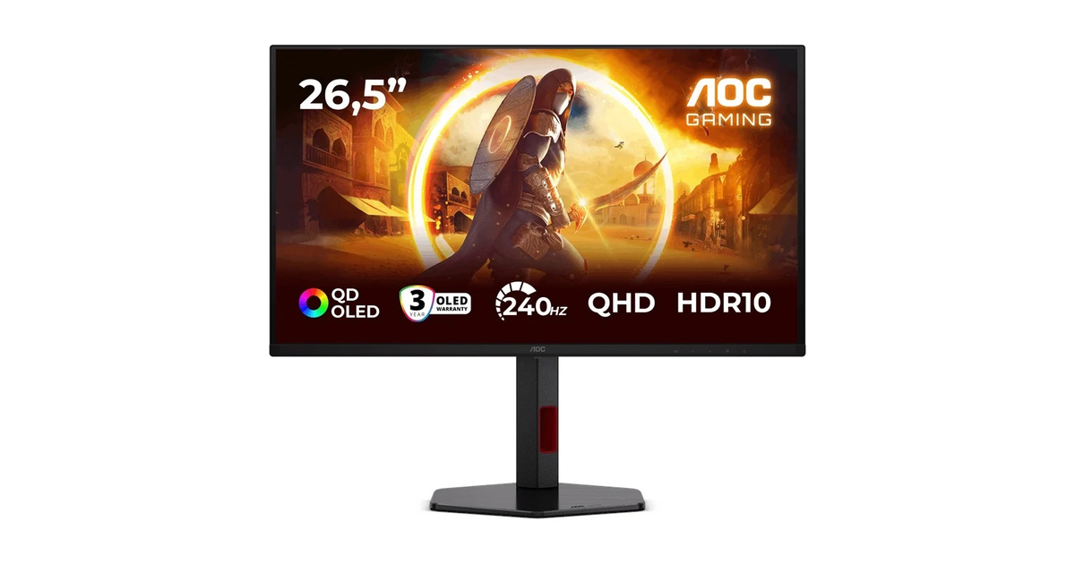AOC Q27G4ZDR 26.5" 0.03ms 240Hz QHD OLED 2K Gaming Monitör
