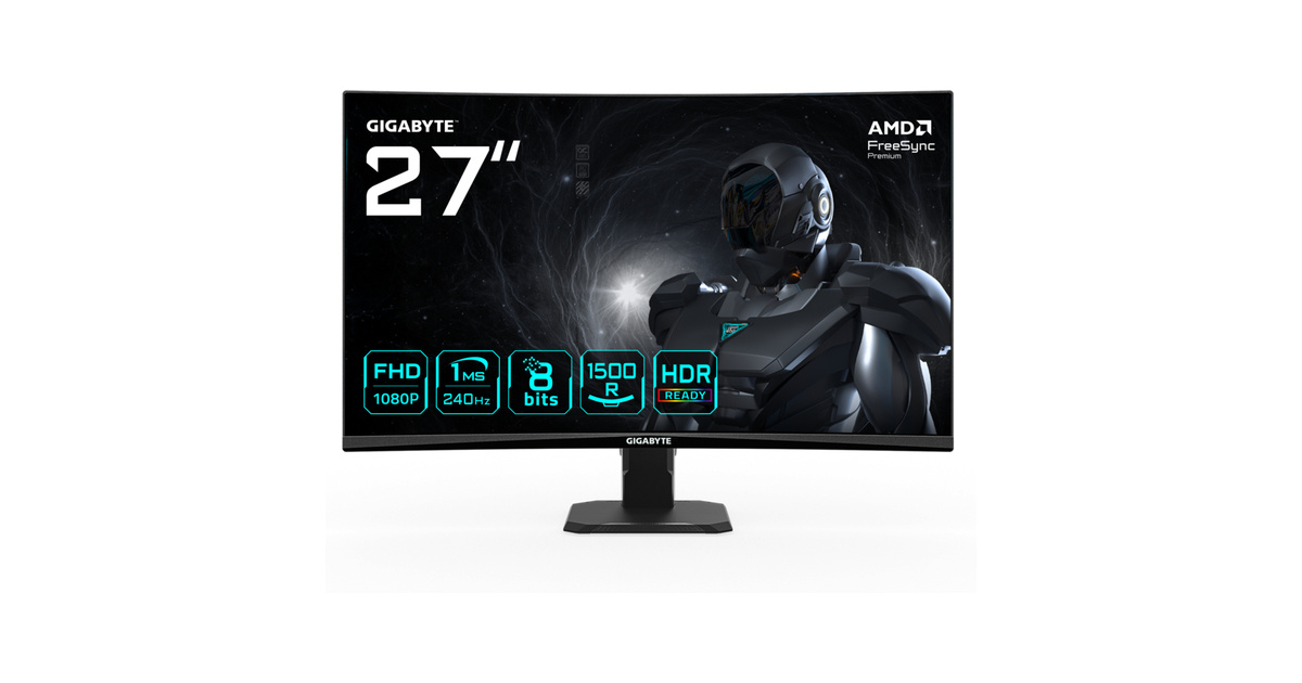GIGABYTE GS27FC2 240Hz 1ms HDR Ready Full HD Curved Monitör