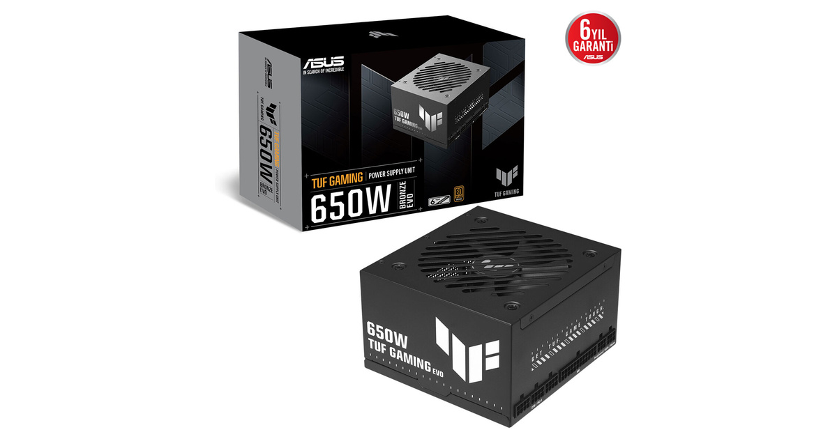 ASUS TUF GAMING 650W 80PLUS BRONZE GÜÇ KAYNAĞI