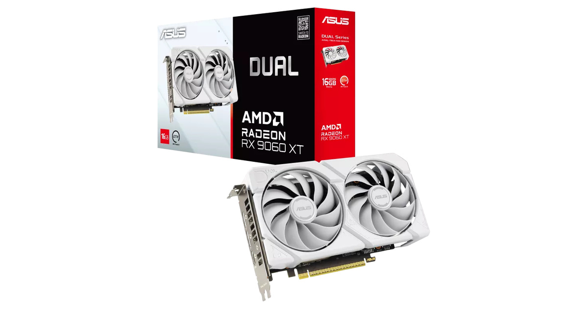 ASUS DUAL AMD Radeon RX 9060XT 16GB GDDR6 Ekran Kartı