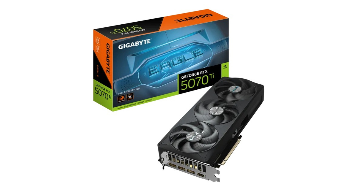 GIGABYTE Eagle OC SFF 256bit GDDR7 GV-N507TEAGLE GeForce RTX™ 5070 Ti 16 GB Ekran Kartı