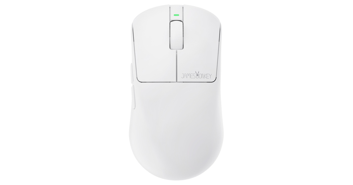 James Donkey JDM11 PAW3311 12.000DPI Triple Mode (Kablolu/Bluetooth/2.4G) Beyaz Gaming Mouse