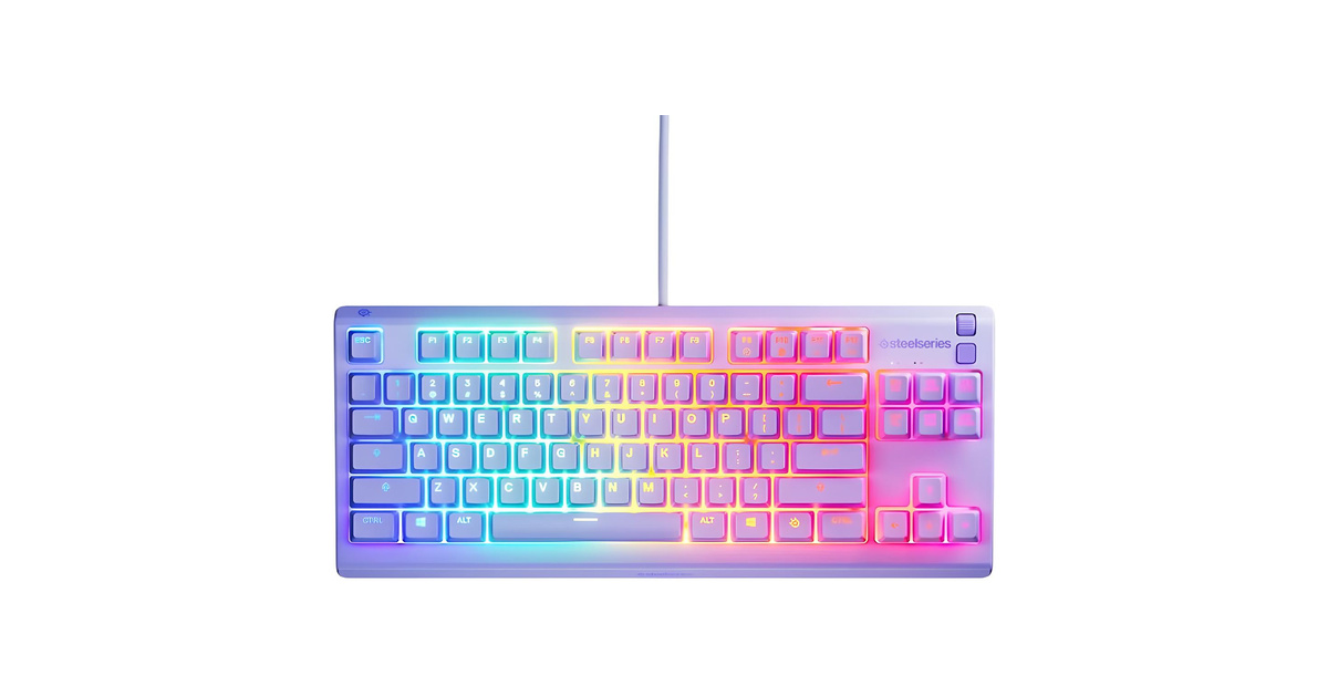 STEELSERIES Apex 3 TKL Türkçe Gaming Kablolu Klavye Lavanta Fiyat & Özellik