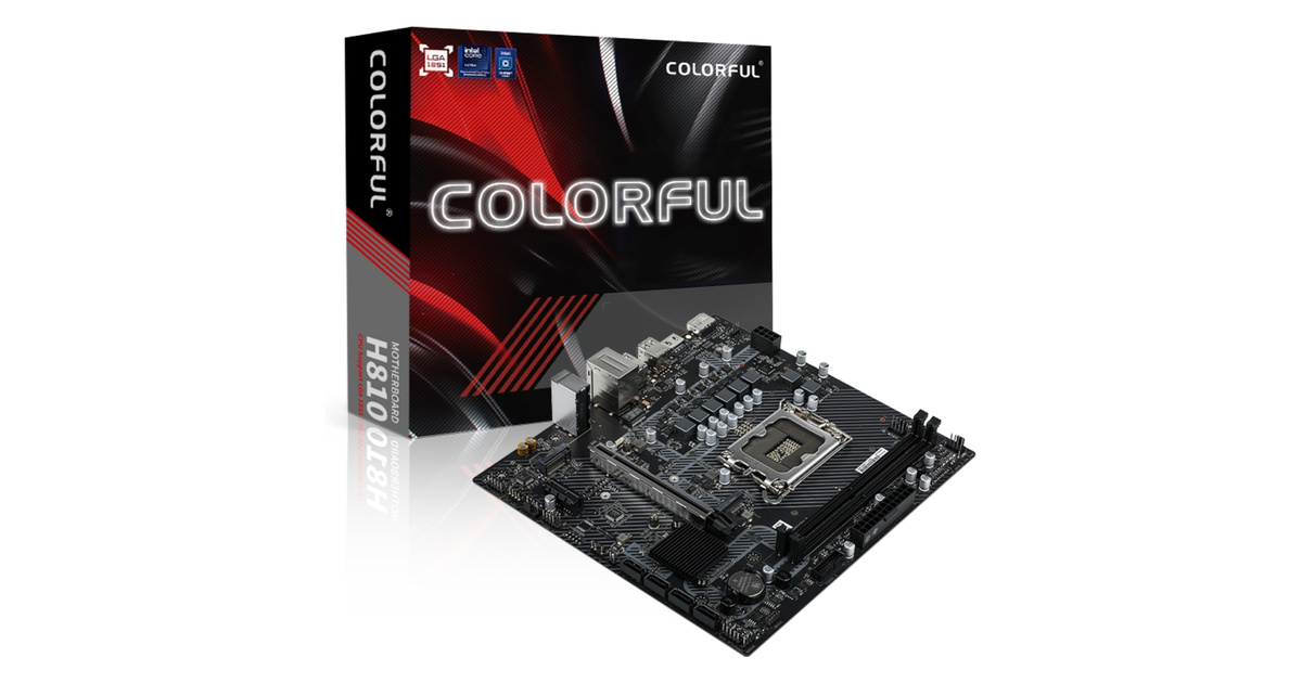 COLORFUL H810M-T V20 Intel H810 DDR5 6400Mhz mATX Gaming (Oyuncu) Anakart