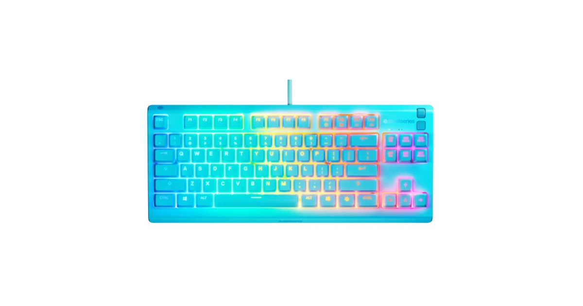 STEELSERIES Apex 3 TKL Türkçe Gaming Kablolu Klavye Aqua Fiyat & Özellik