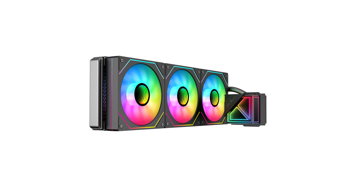 James Donkey Lugis JDC360 ARGB 360mm Siyah Sıvı İşlemci Soğutucu AM5 ve LGA1700 Uyumlu