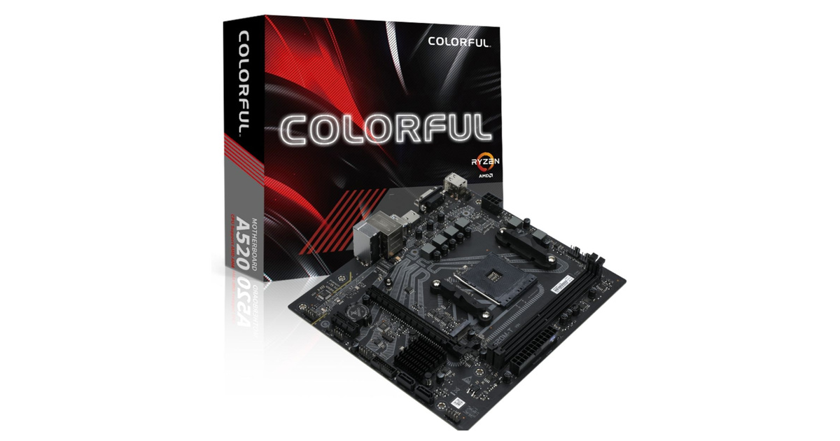 COLORFUL BATTLE-AX A520M-T V14 AMD AM4 DDR4 3600MHz mATX Gaming (Oyuncu) Anakart