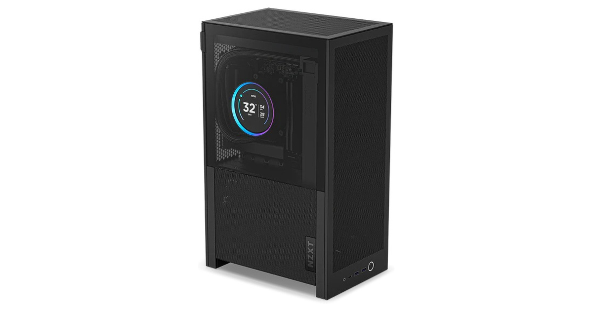 NZXT H2 FLOW Mini-ITX CI-H21FB-01 Siyah Kasa, 2 Fan