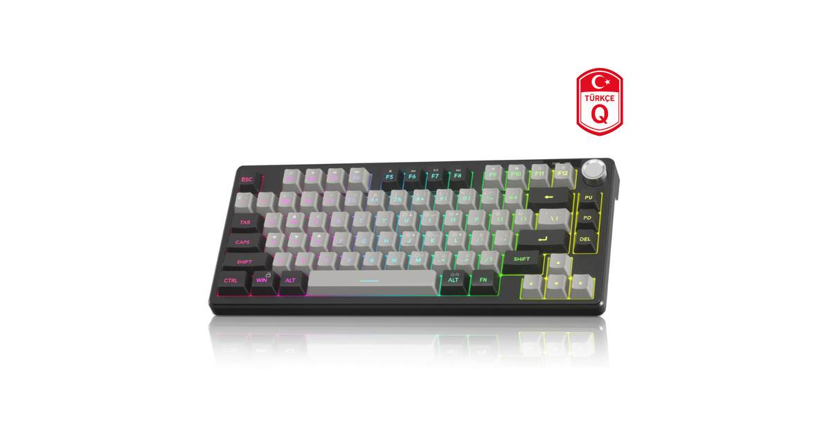 MageGee TS75 %75 Siyah 79 Tuş RGB Kablolu Membran Gaming Klavye
